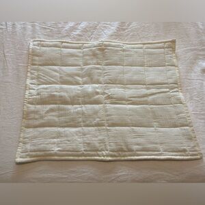 Quince Organic Airy Gauze Box Quilt Cream Sham